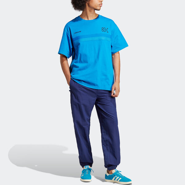 Футболка оригиналы 83 c tee Adidas, синий — фото 4