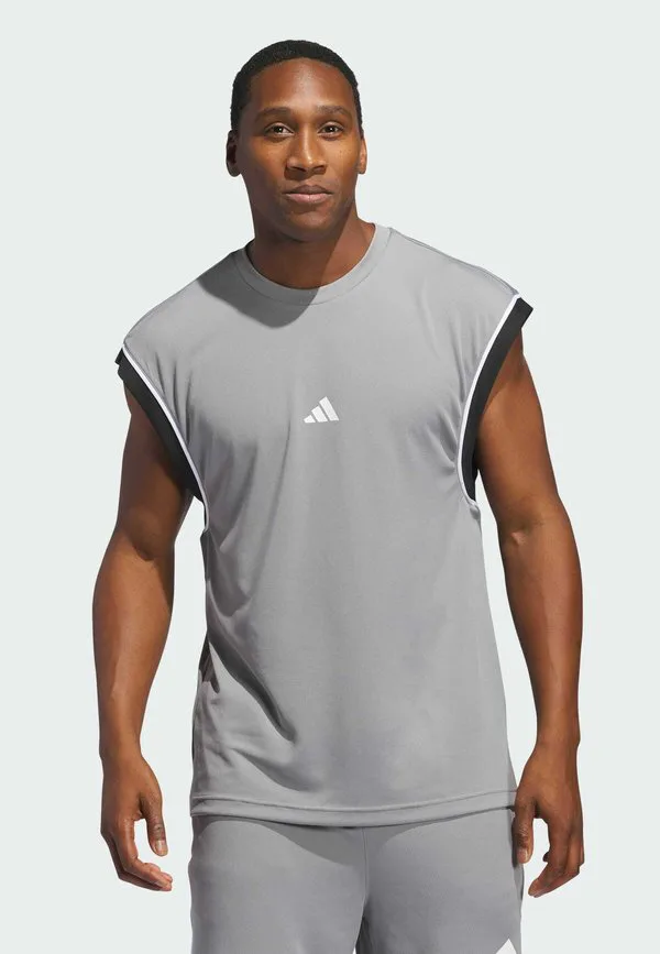 Спортивная футболка bos tank Adidas Performance, Grey Three Black