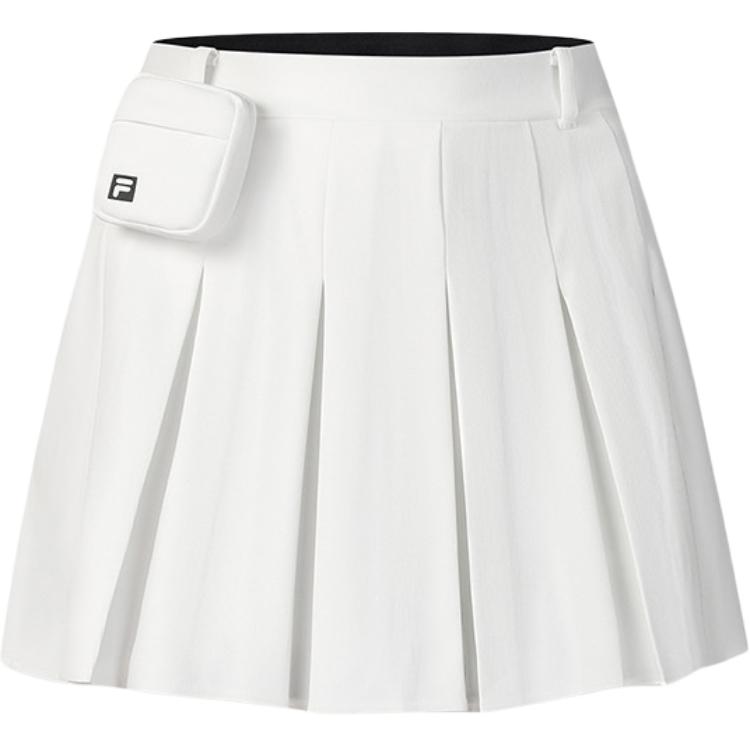 

FILA Golf Series SS25 повседневные короткие юбки женские Jade White WT