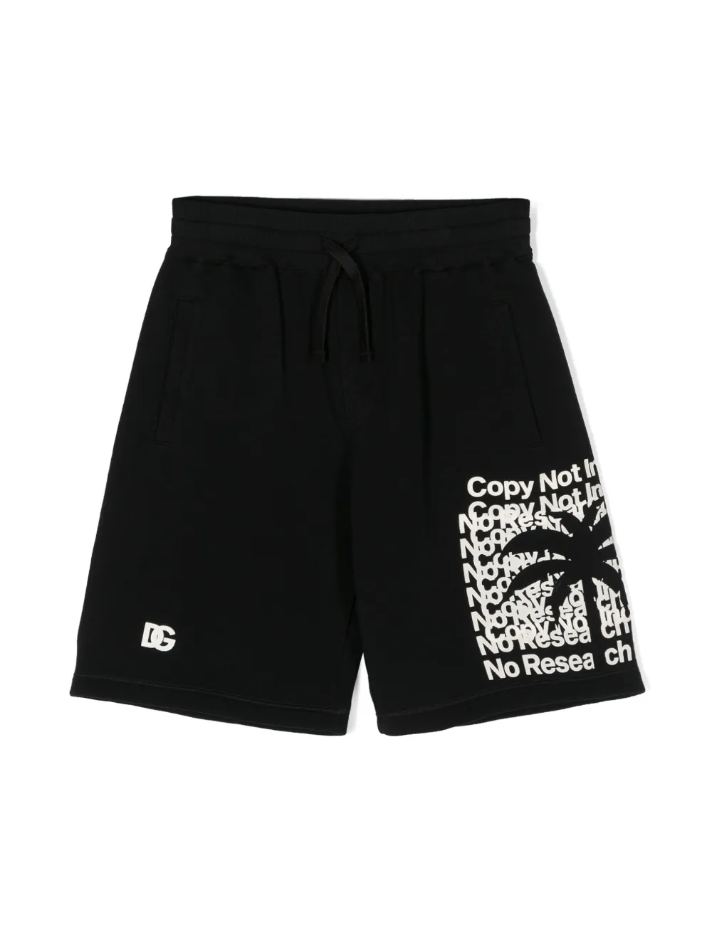 

Джоггеры с логотипом Dolce & Gabbana Kids, черный