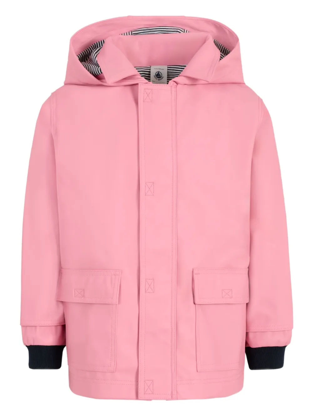 

Плащ с капюшоном Petit Bateau, розовый