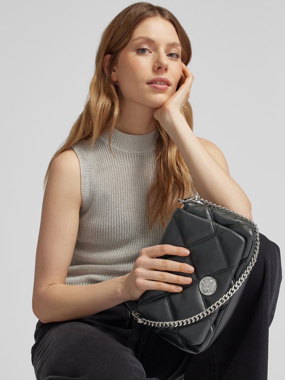 

Сумка через плечо с декоративной строчкой модель 'confetto solar' JOOP! Jeans, черный