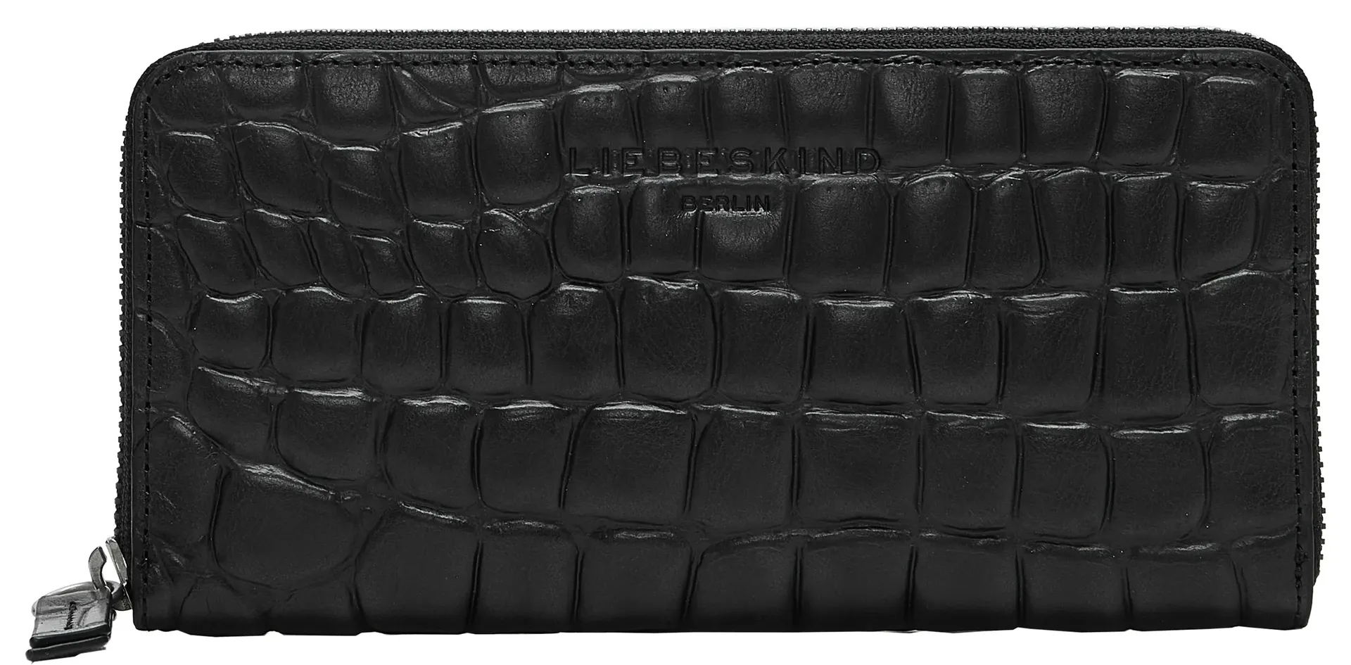 

Кошелек Liebeskind Berlin "NOOS Croco Gigi" с модным тиснением под рептилию и RFID-защитой, черный