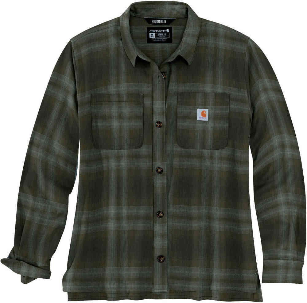

Женская фланелевая рубашка средней плотности Carhartt, зеленый