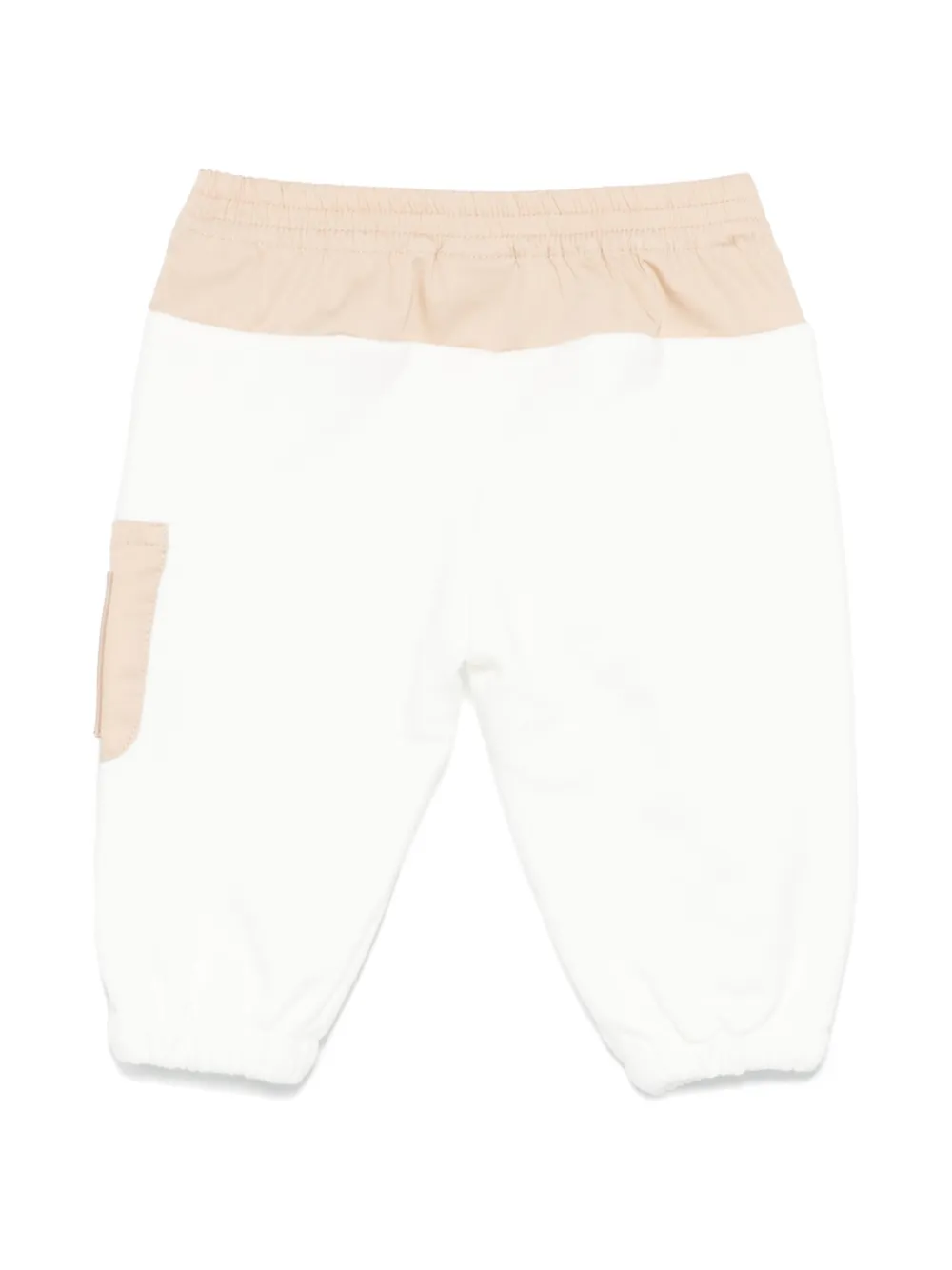 Спортивные брюки с нашивкой-логотипом FENDI KIDS, белый — фото 2