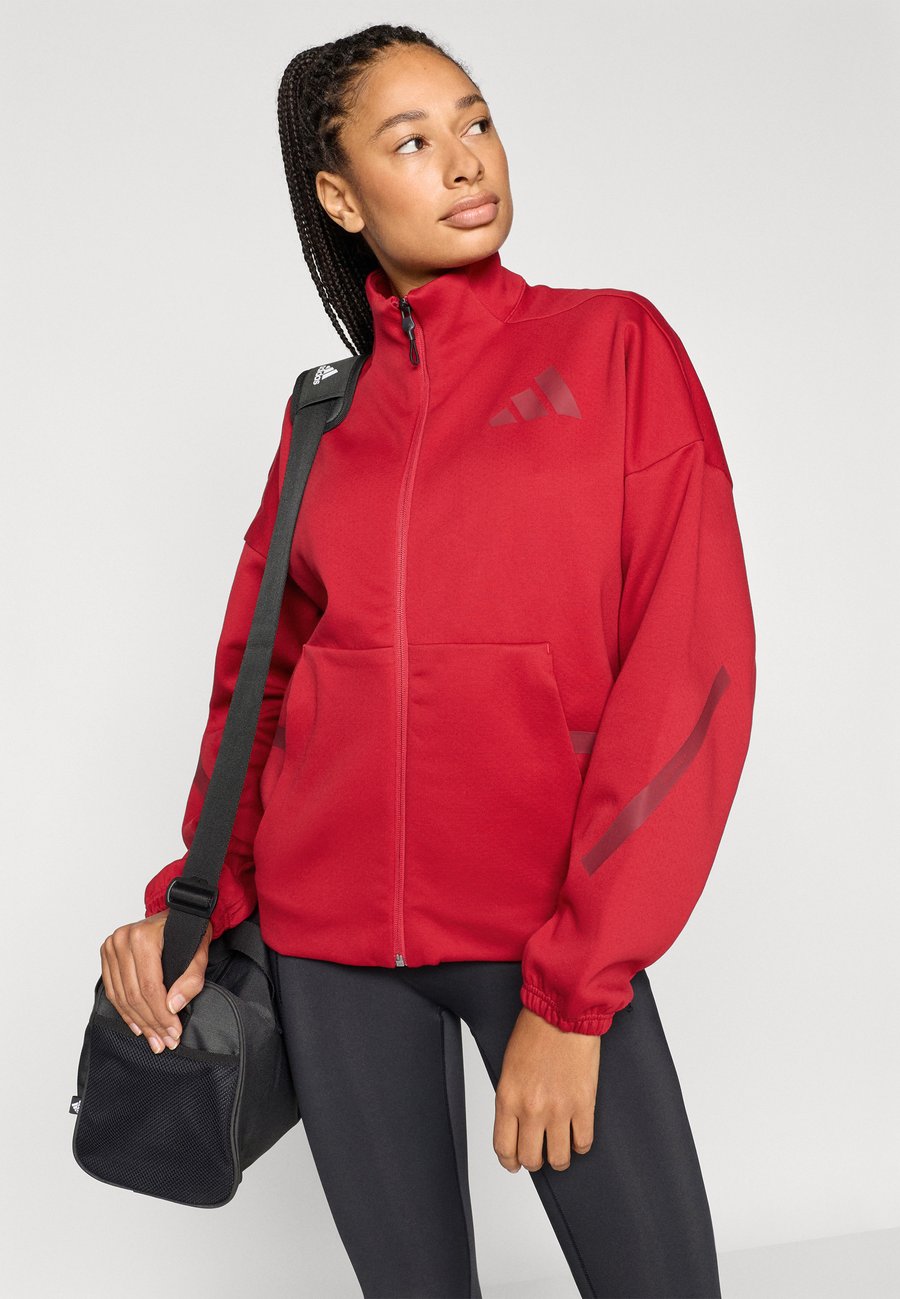 Толстовка Adidas Sportswear Z.N.E. , Active Maroon/Bordeaux — фото 4