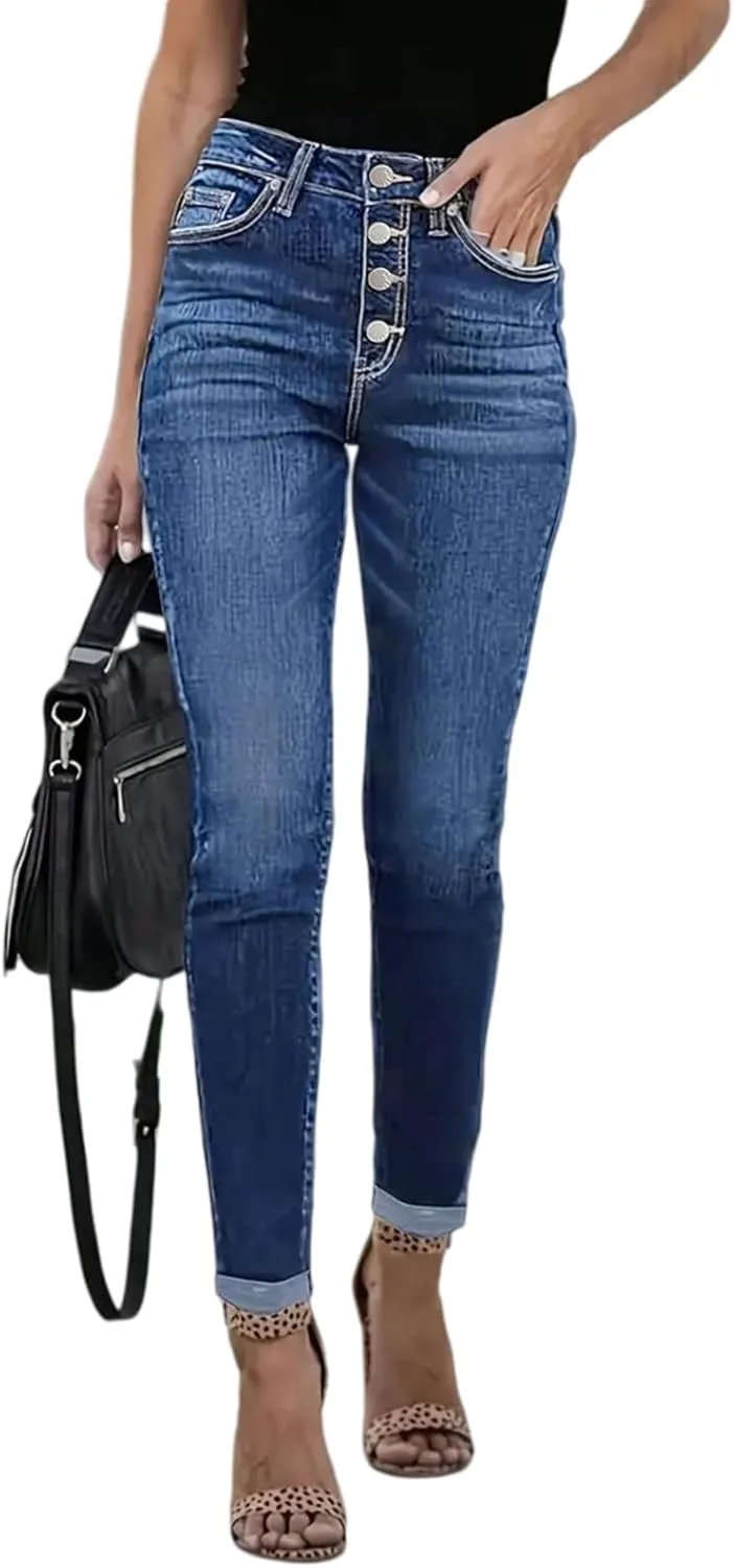 

Джинсы для женщин Low Rise Denim с карманом TimeGofate
