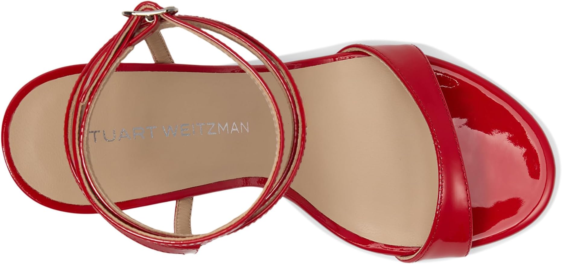 Туфли Stuart Weitzman Nudist Wrap 100, цвет Cherry — фото 2