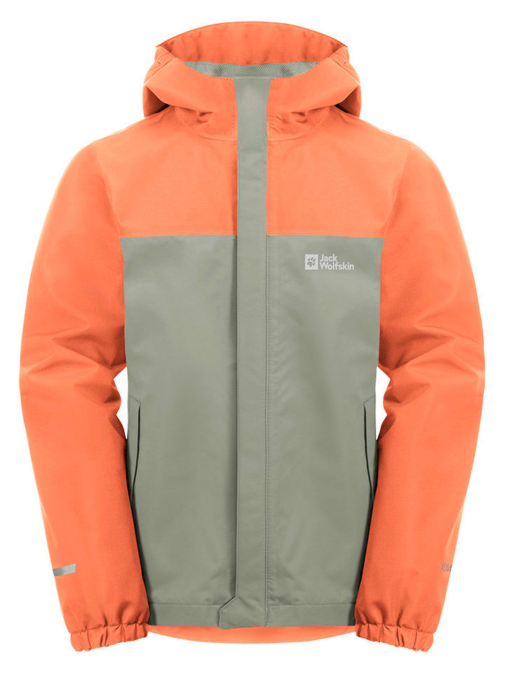 

Дождевик Jack Wolfskin, цвет orange/khaki