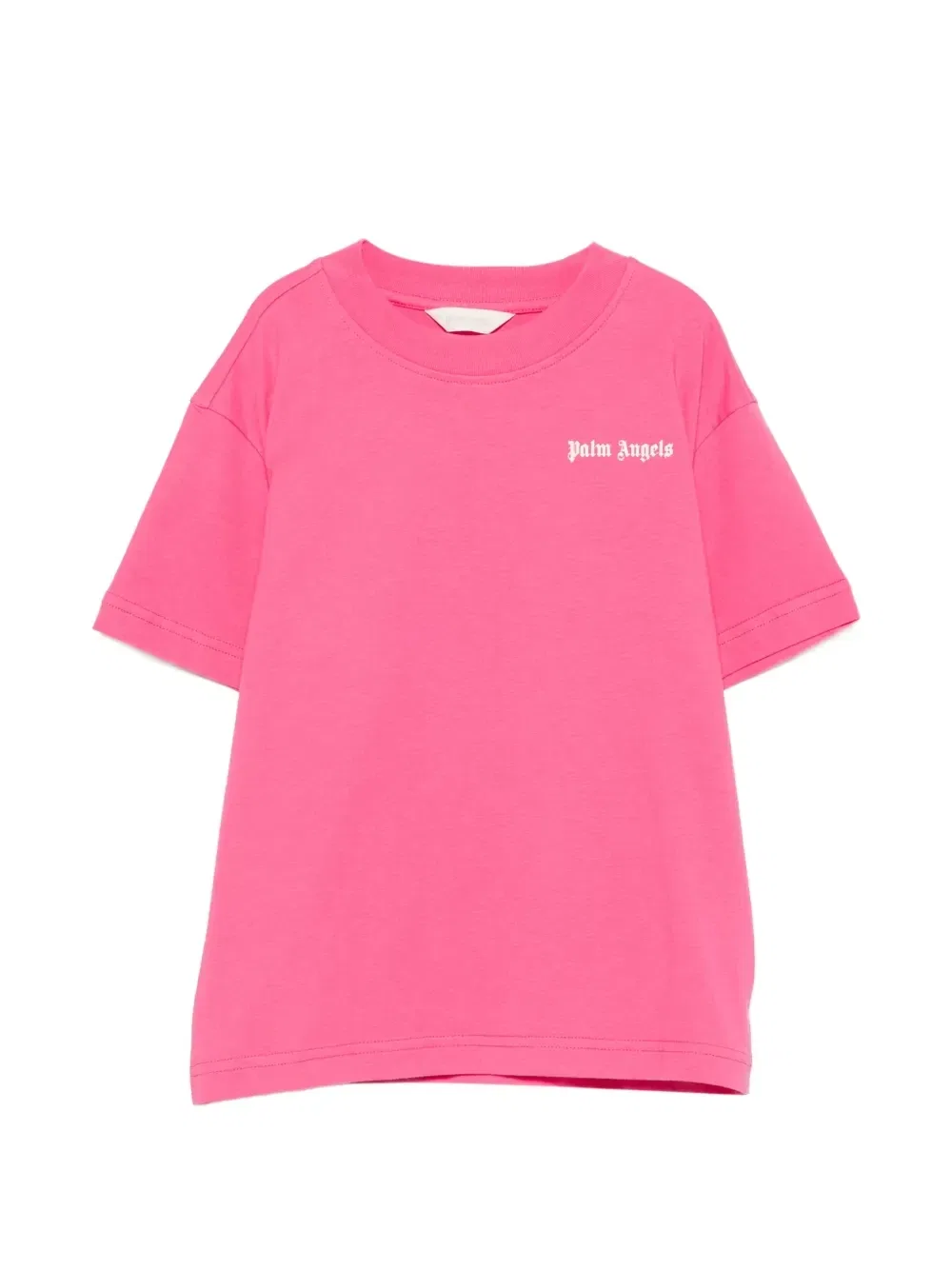 Футболка с логотипом Palm Angels Kids, розовый