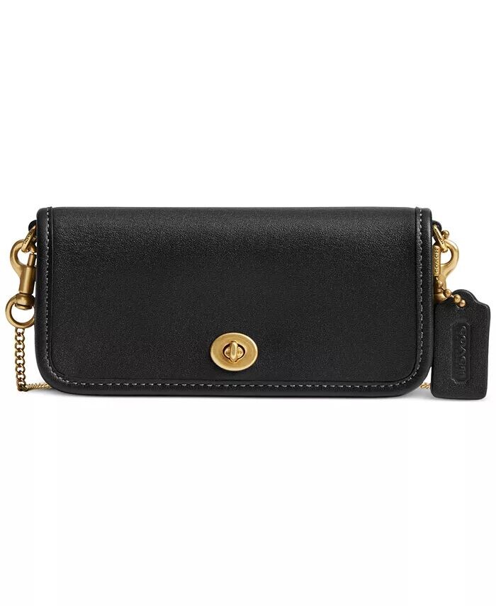 

Сумка Mini Dinky Bag из искусственной кожи 14 COACH, черный