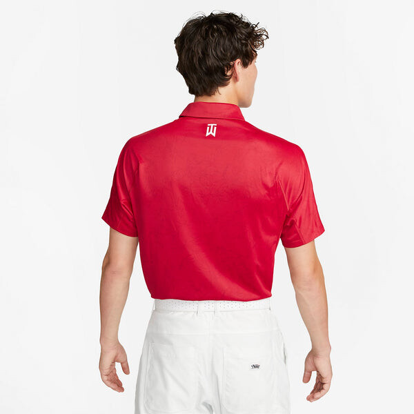 Рубашка поло Tiger Woods Dri Fit Adv Golf Polo Shirt Nike, красный — фото 2