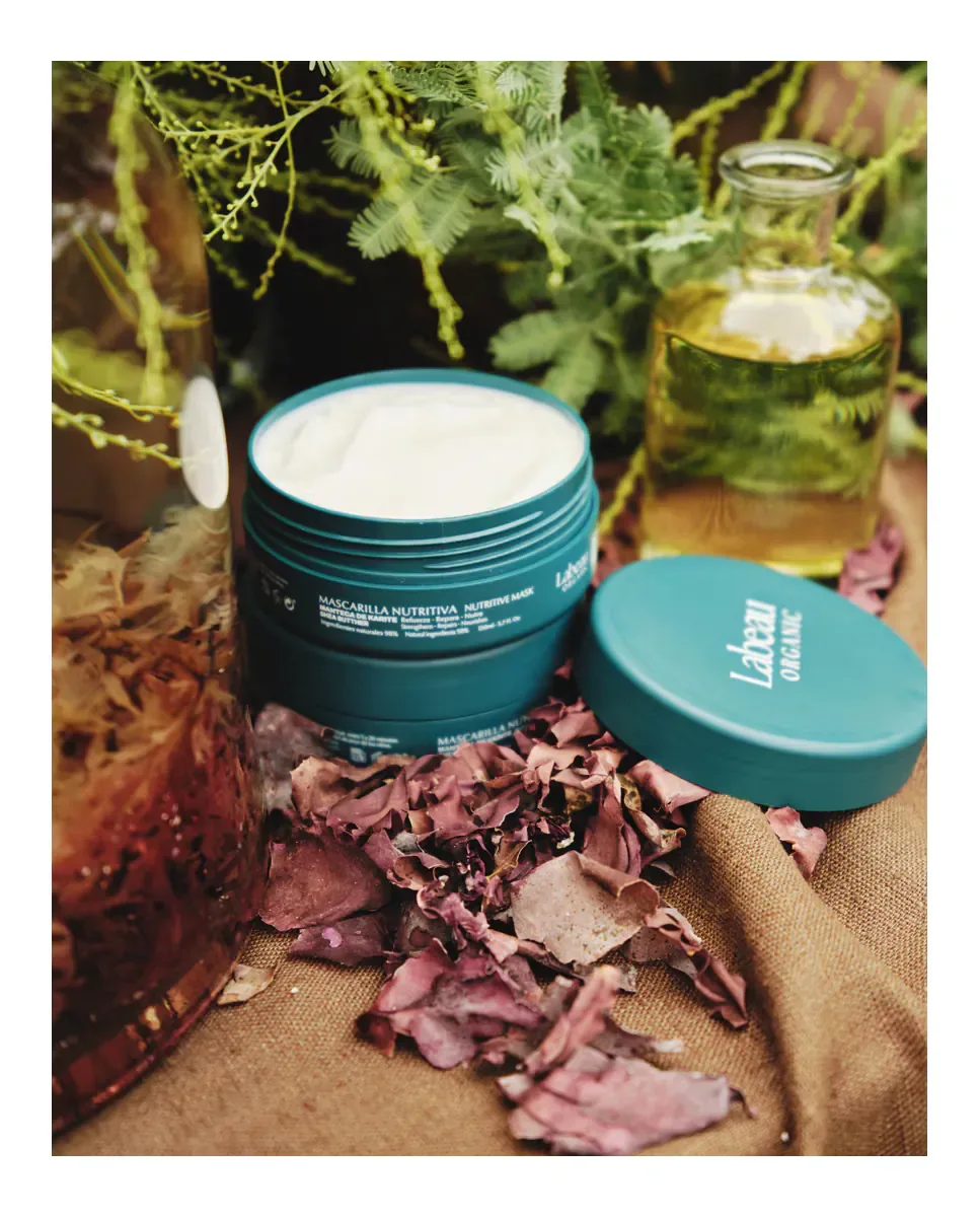Интенсивная уходовая маска для волос с маслом ши 150 мл Labeau Organic — фото 2