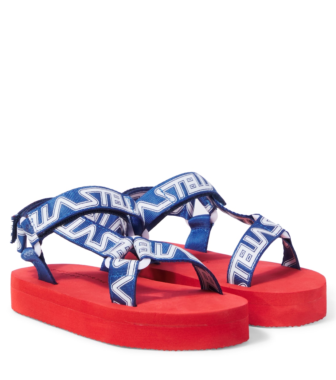 

Сандалии с принтом логотипа Stella McCartney Kids, Colourful