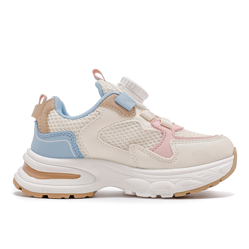 Детские повседневные кроссовки Cloud Sail Collection Kids WARRIOR, бежевый синий розовый — фото 2