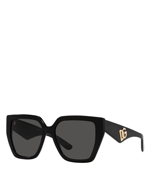 

Квадратные солнцезащитные очки, 55 мм Dolce & Gabbana, цвет Black