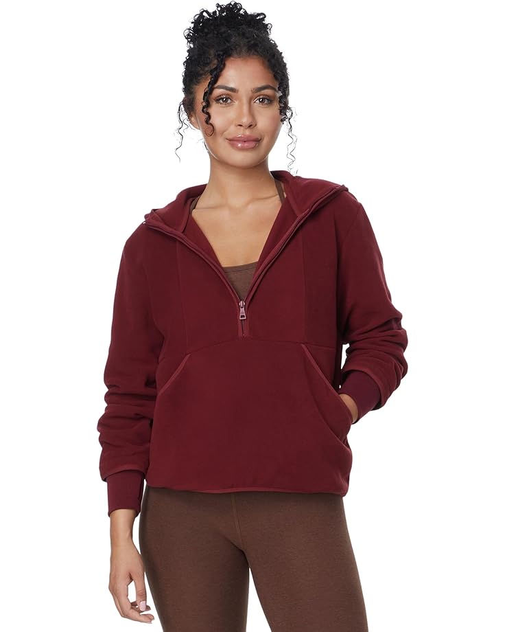 

Пуловер Beyond Yoga Urban Explorer 1/2 Pullover, цвет California Merlot