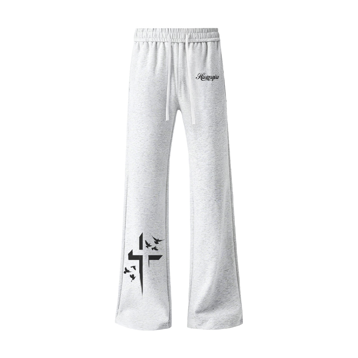 

Повседневные брюки Unisex Moderate Scimitar HUANQIU, белый heather серый