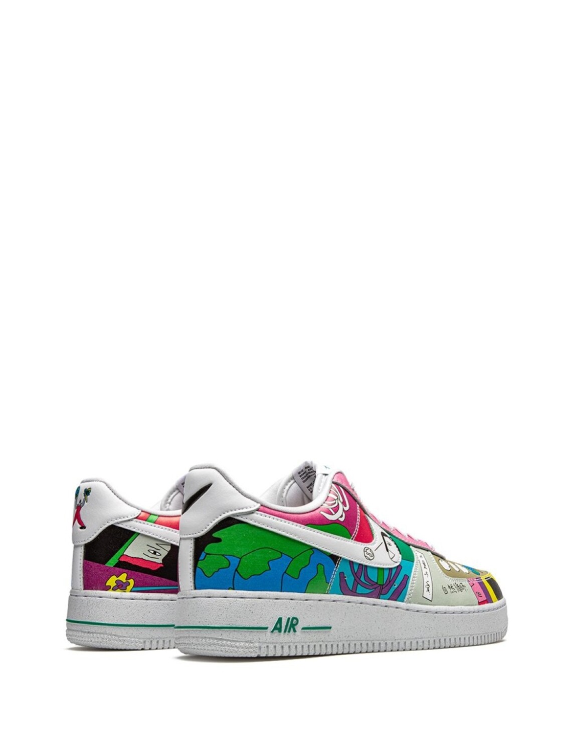 Кроссовки Ruohan Wang x Air Force 1 Low Nike, синий — фото 3