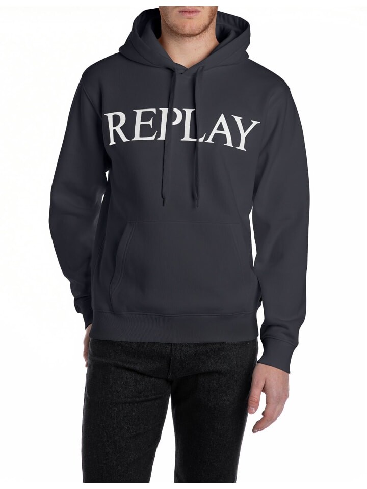 

Толстовка Replay Sweatshirt BRUSHED FLEECE, синий