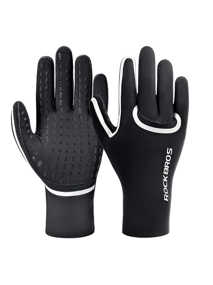 

Полностью водонепроницаемые велосипедные перчатки Rockbros, размер S/M, черные