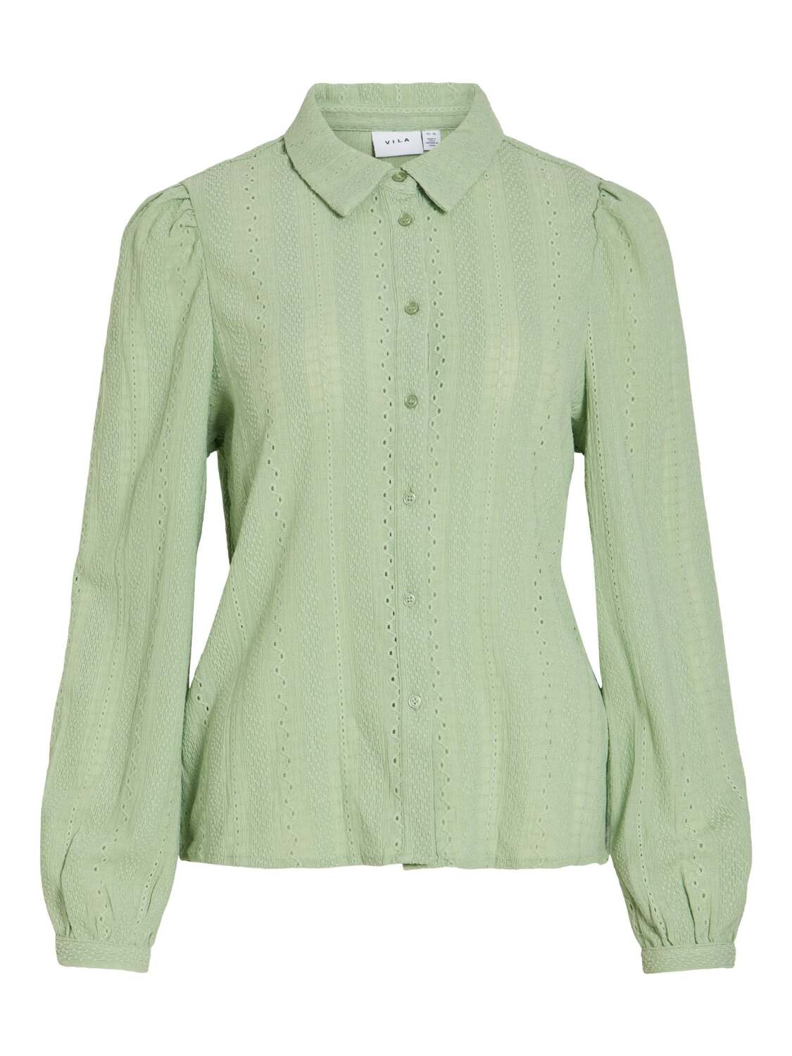 

VILA Рубашка 'VIZania' в светло-зеленом цвете