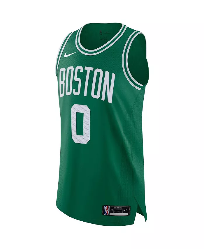 Мужская футболка Jayson Tatum Kelly Green Boston Celtics Authentic - версия Association Edition Nike — фото 2
