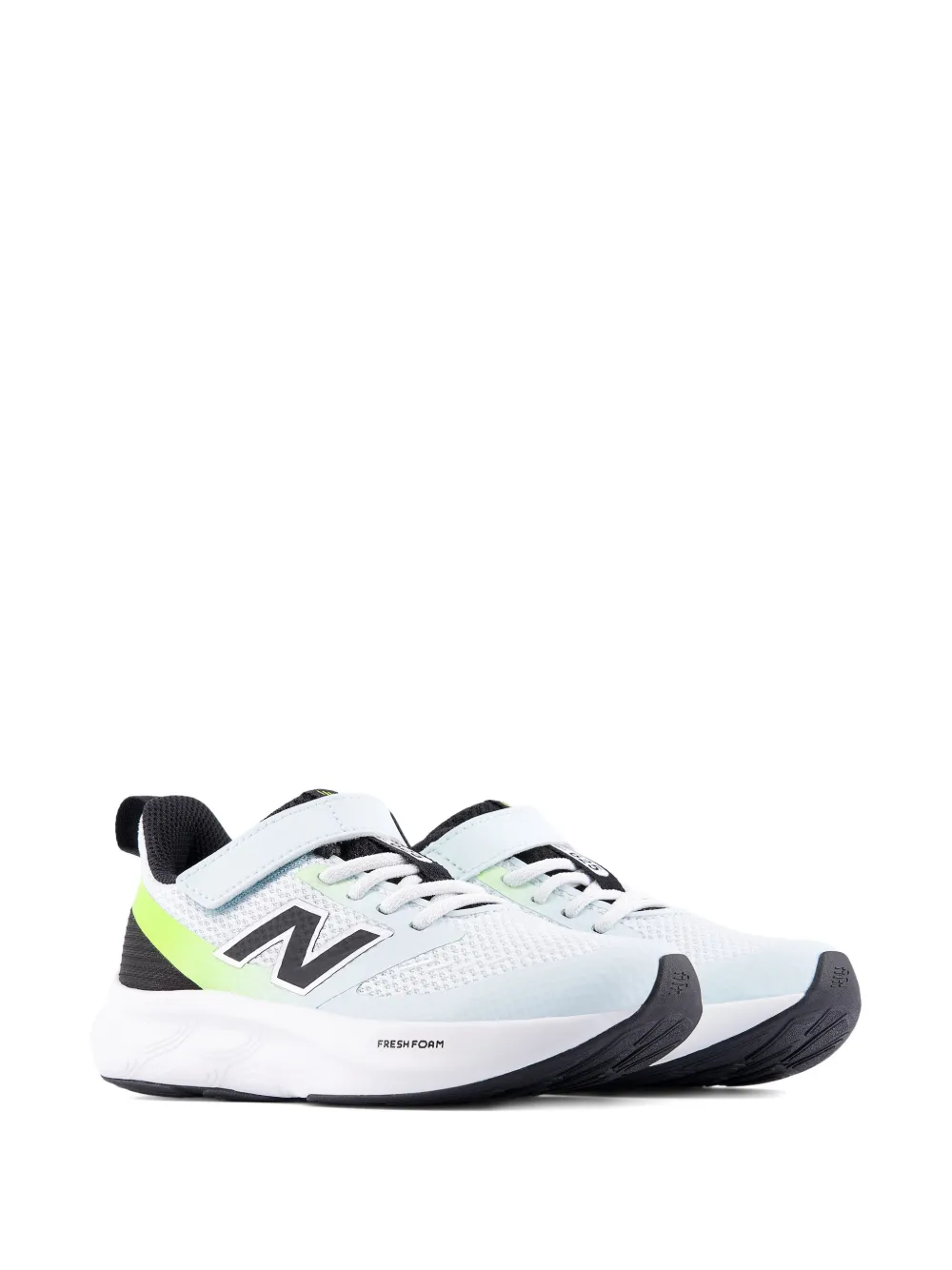 Кроссовки на шнуровке с застежкой-липучкой New Balance Kids, синий — фото 3