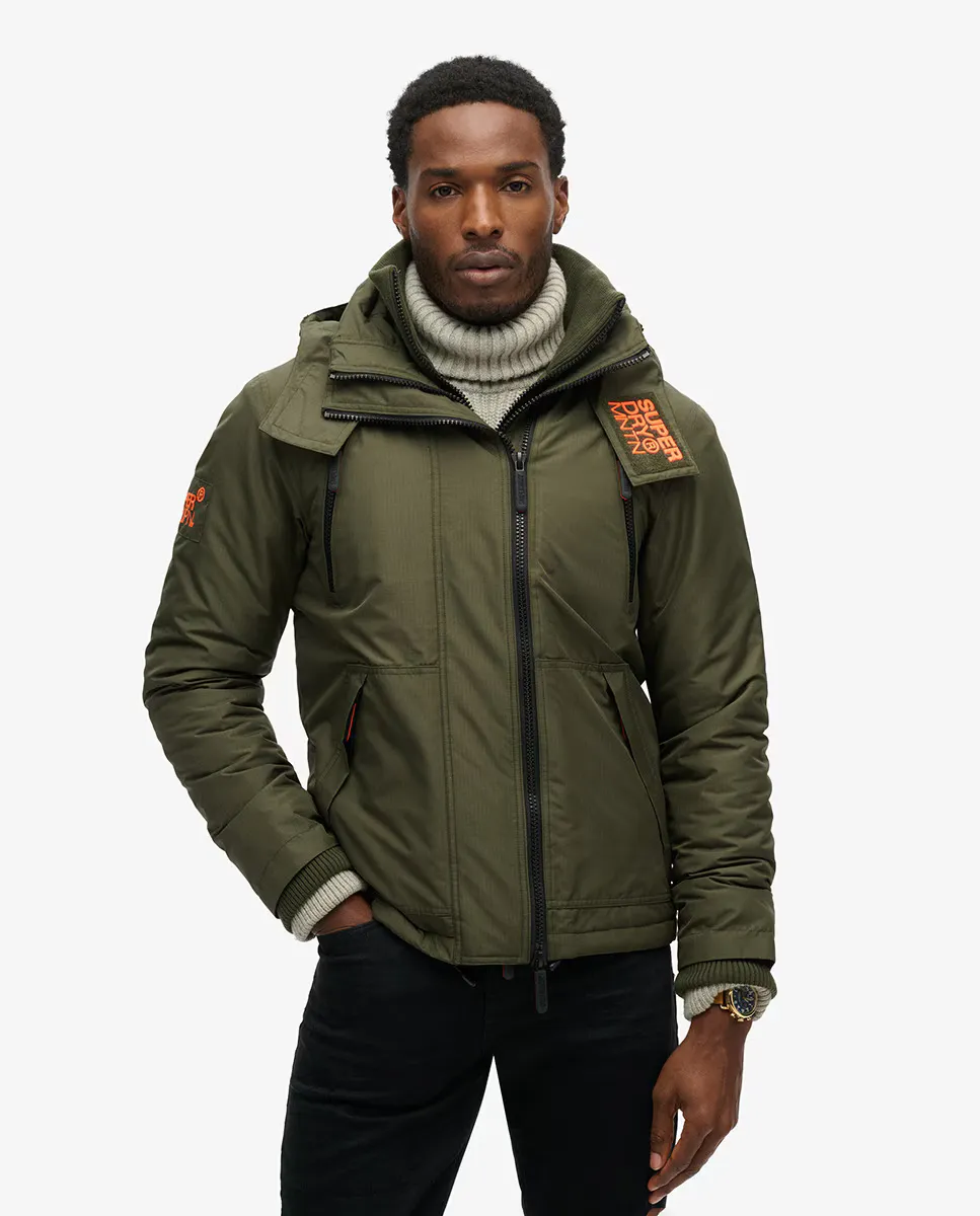 

Куртка-ветровка с капюшоном Mountain Superdry, зеленый