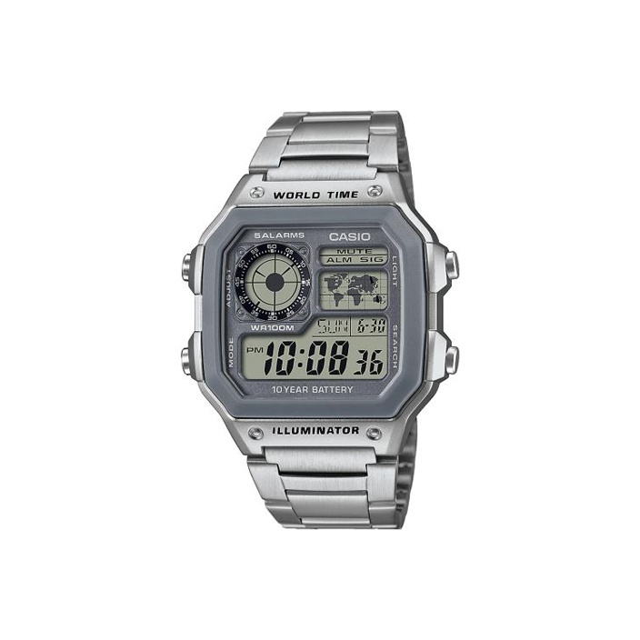 

CASIO Часы Men YOUTH Gray Watch AE-1200WHD-7A