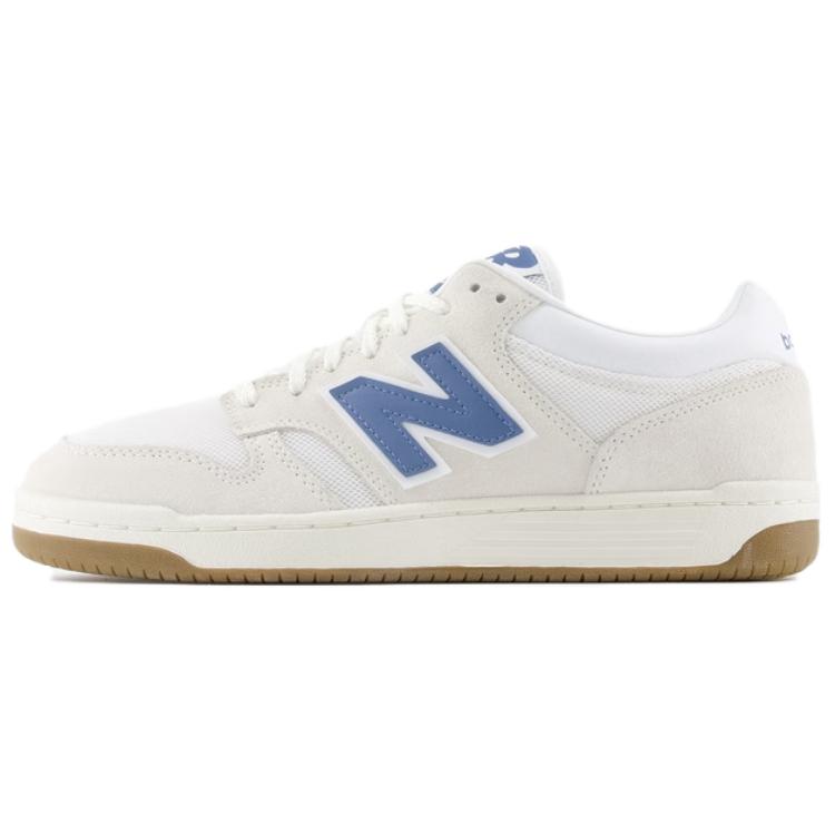 

Кроссовки New Balance NB 480 Skateboarding Shoes Unisex Low-top Off-white/blue/white, цвет Off White