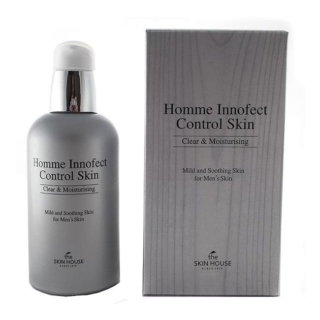 

The skin house homme innofect control skin мужской тоник для лица, 130 мл
