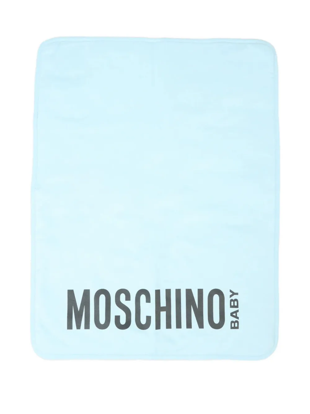 

Пеленальная сумка с принтом Moschino Kids, синий