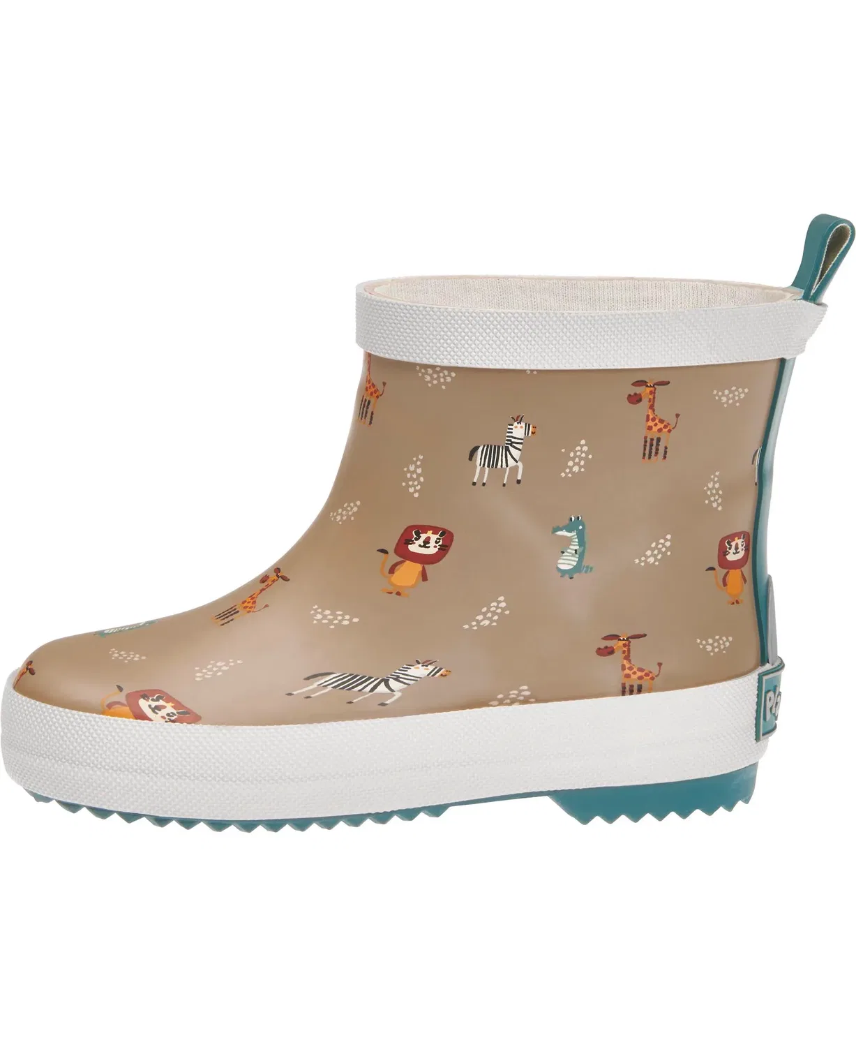 Резиновые сапоги с дикими животными, Playshoes, коричневый
