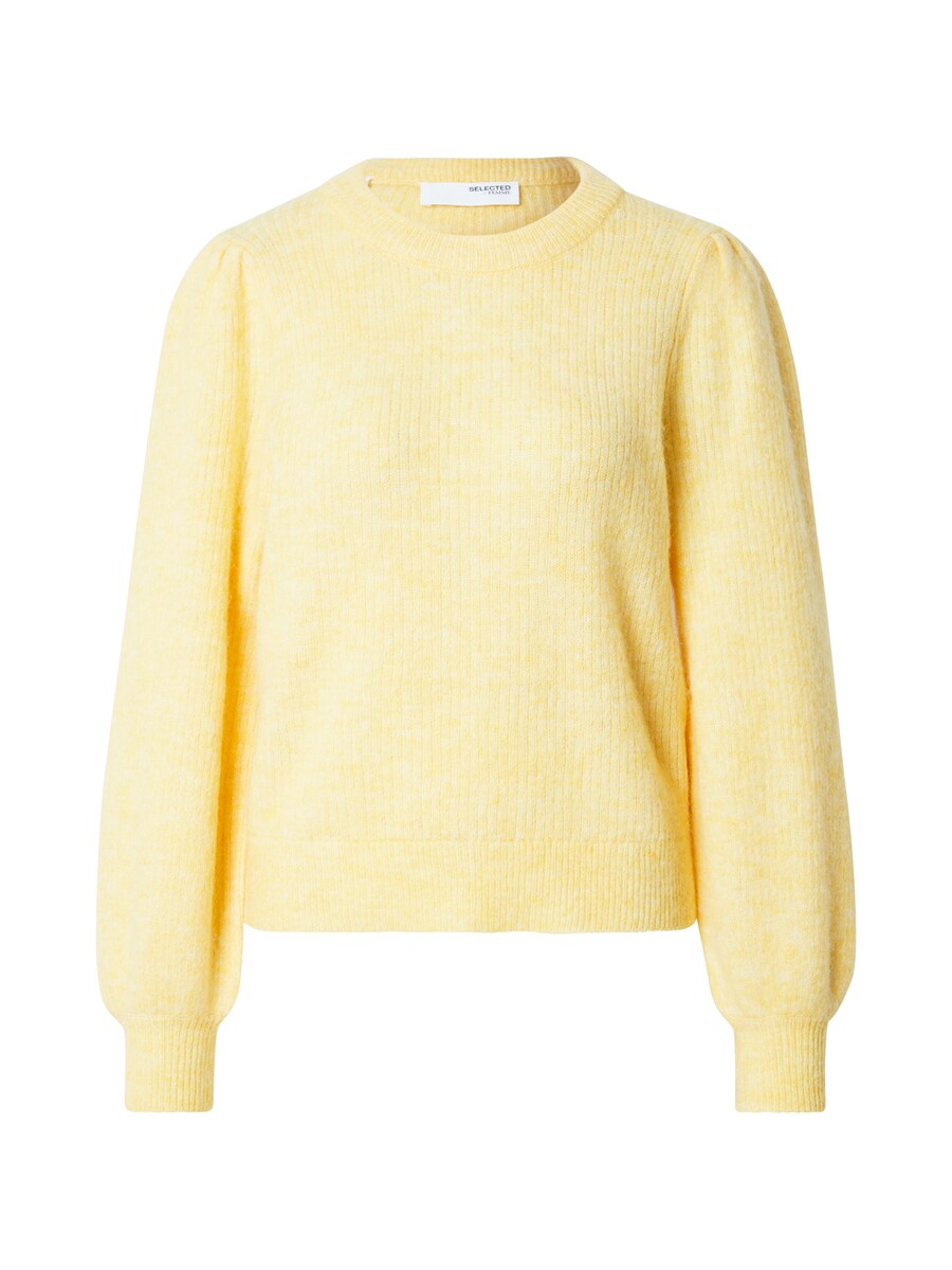 

Свитер SELECTED SLFLULU, цвет mottled yellow