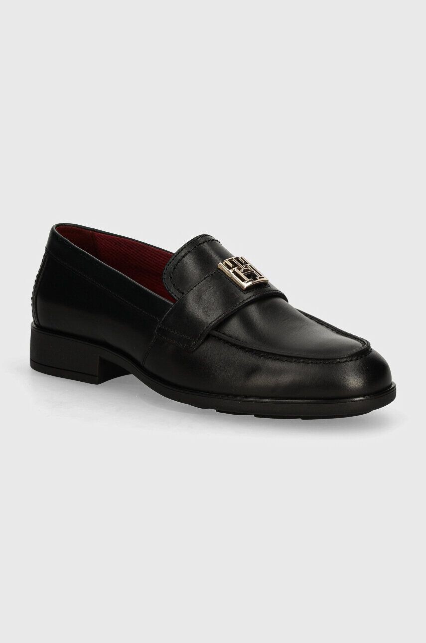 

Tommy Hilfiger TH LEATHER CLASSIC LOAFER кожаные лоферы, черный