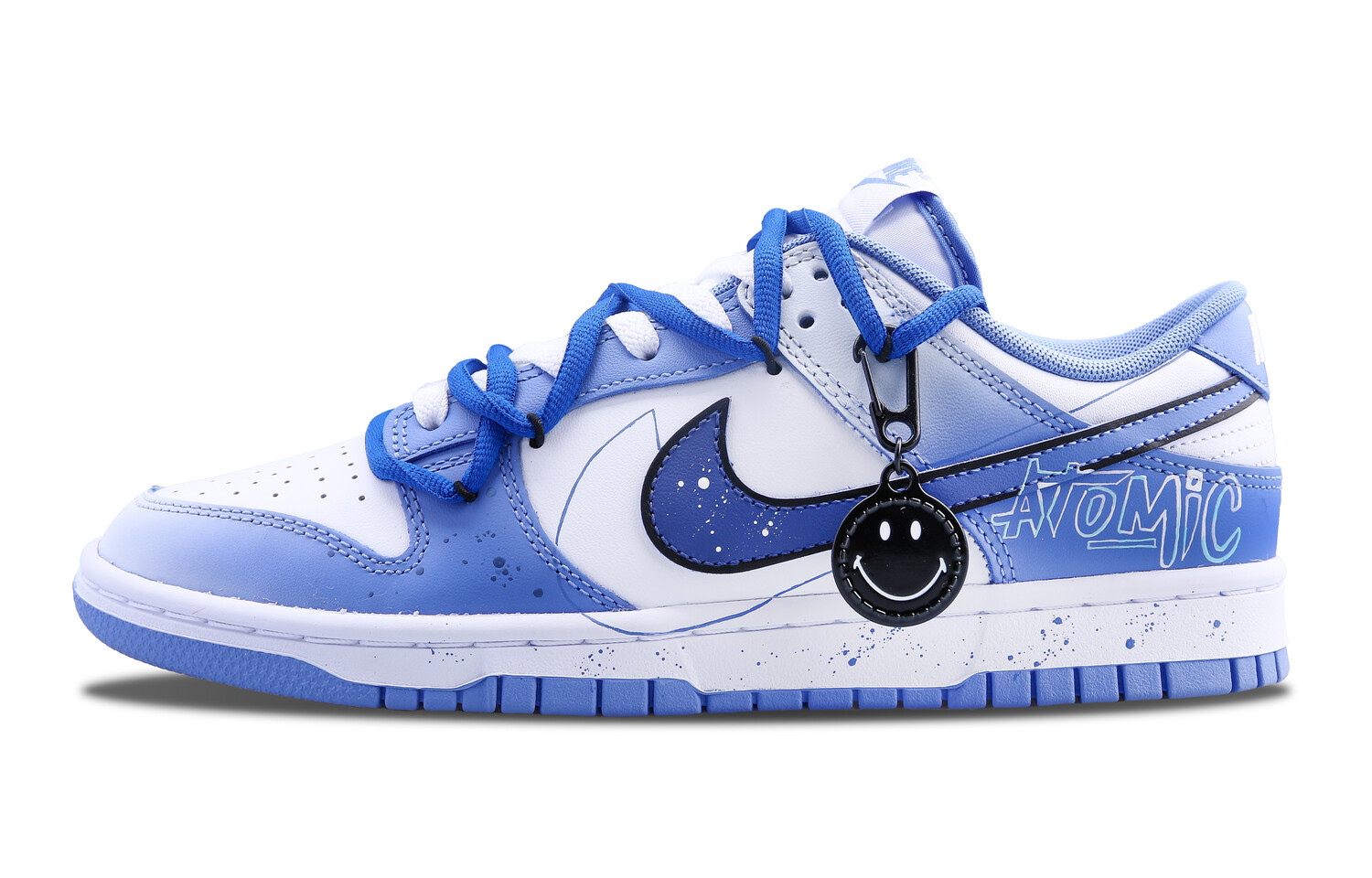 

Кроссовки Nike Dunk Skateboarding Shoes Unisex Low-top White, синий