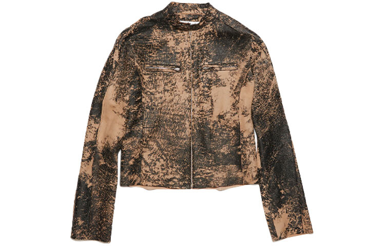 

Кожаная куртка женская черный Acne Studios
