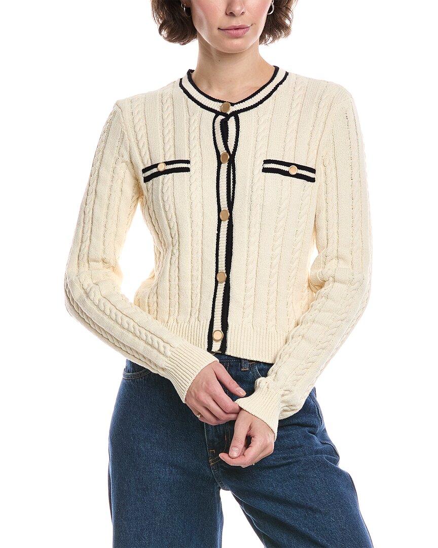 

Фрейм Кардиган с отделкой FRAME Denim, белый