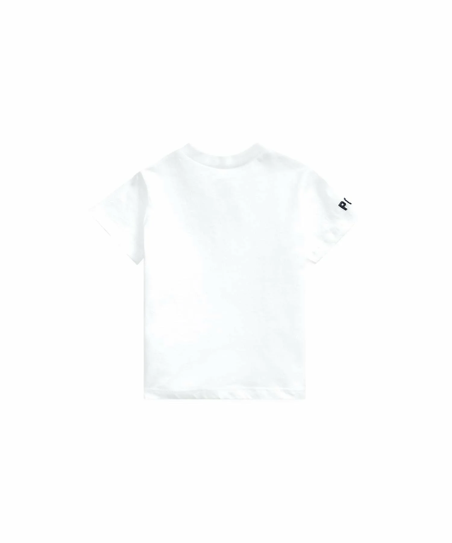 Детская хлопковая футболка Polo Bear Polo Ralph Lauren, 100 White — фото 2