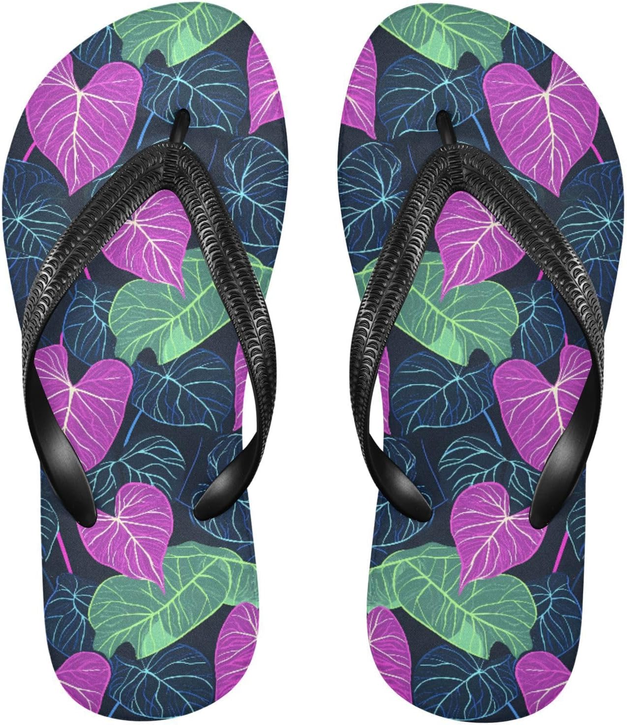 

Сланцы MNSRUU для женщин и мужчин, синие с гибискусом и пальмовыми листьями, сланцы для женщин, сандалии для мужчин, шлепанцы для душа, летние нескользящие сланцы для плавания, пляжа и ванной