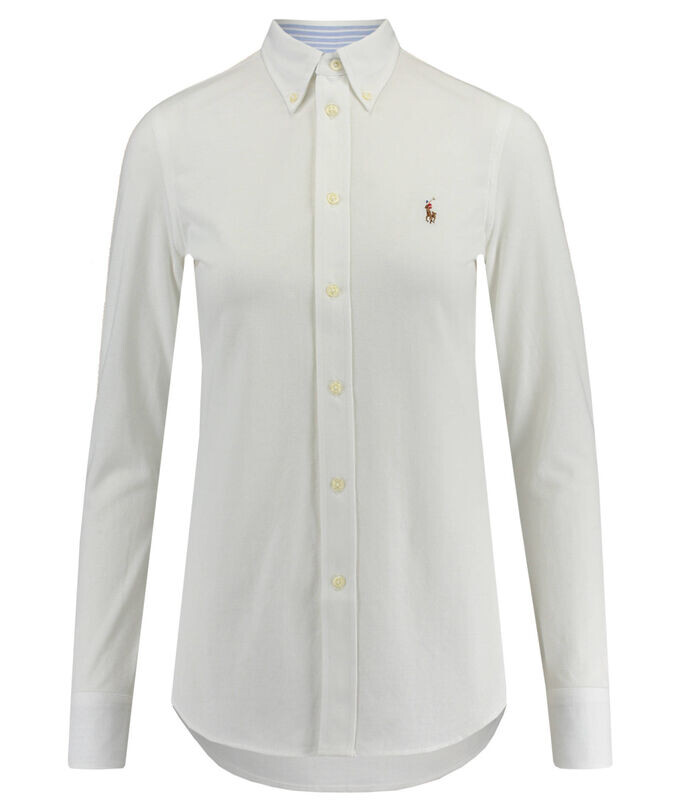 Блузка с длинными рукавами Polo Ralph Lauren, белый