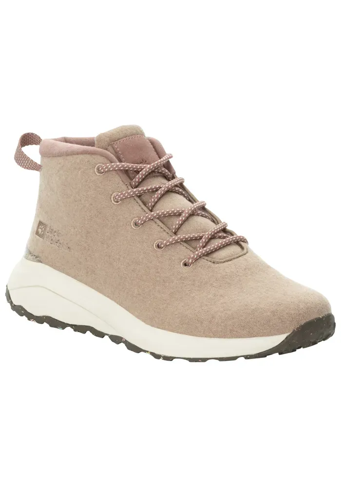 Туфли на шнуровке Jack Wolfskin "CAMPFIRE WOOL MID W", цвет Afterglow — фото 3