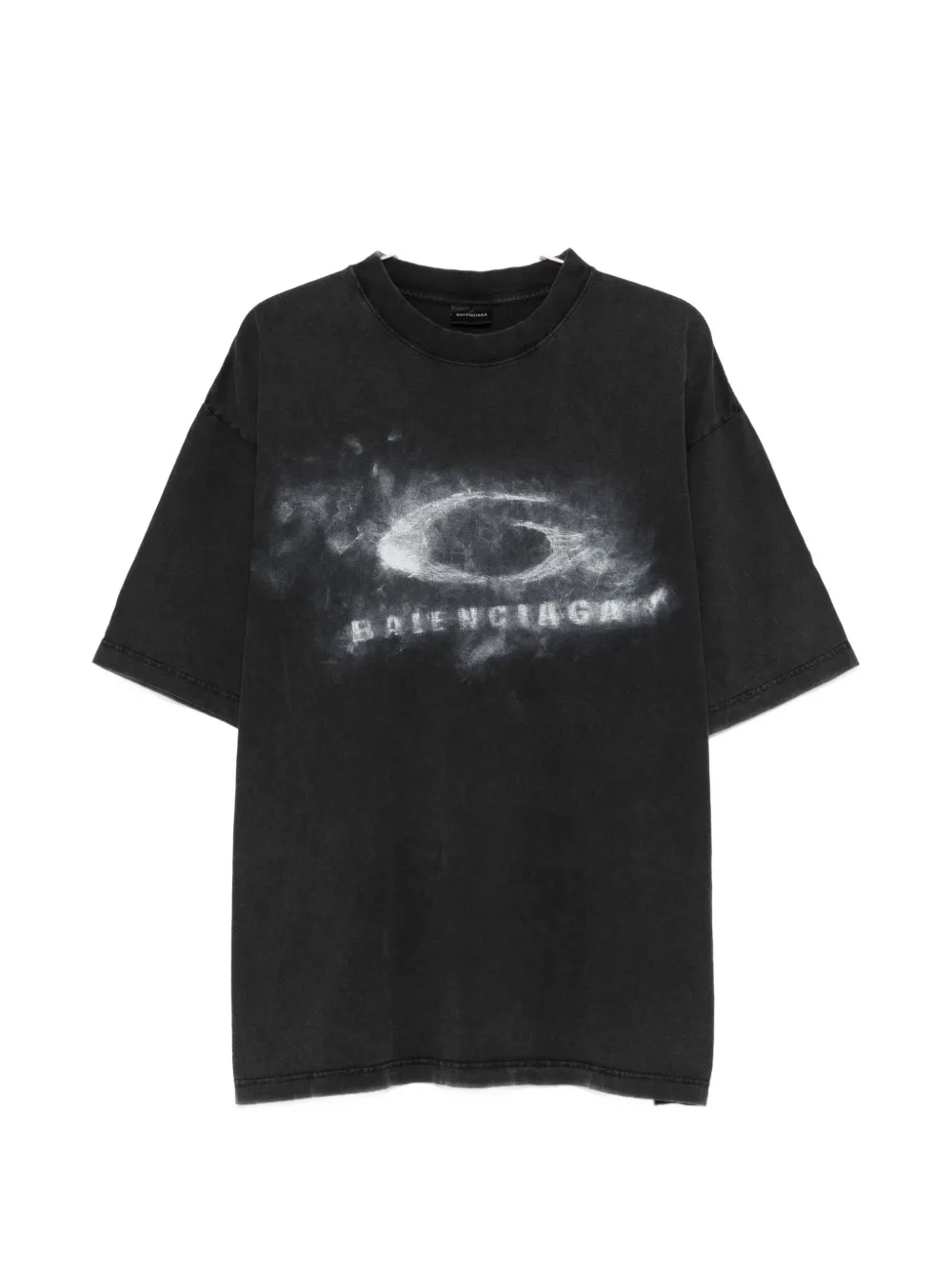 

Футболка с принтом BALENCIAGA, черный