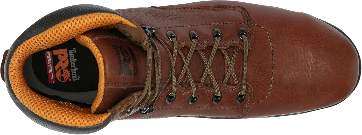 Мужские рабочие ботинки Timberland PRO Titan с металлическим носком, 6 дюймов, коричневый — фото 2