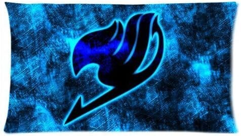 

Пользовательский японский аниме мультфильм Fairy Tail логотип прямоугольная наволочка 20x36 дюймов креативная персонализированная наволочка постельное белье наволочки Personalize Pillowcase