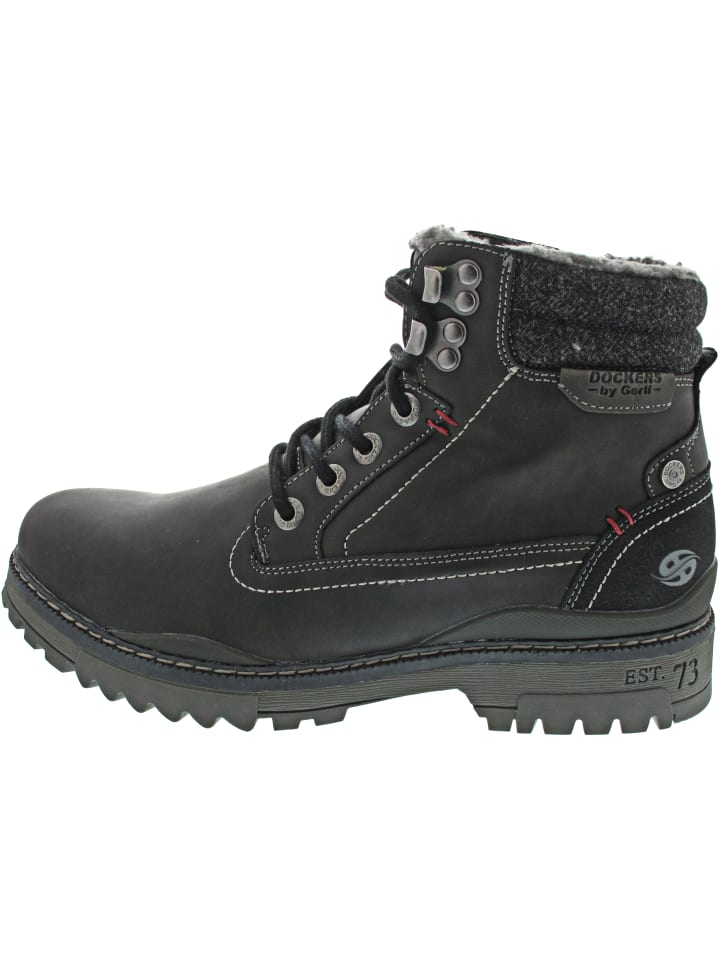 

Dockers by Gerli Черные ботильоны на шнуровке