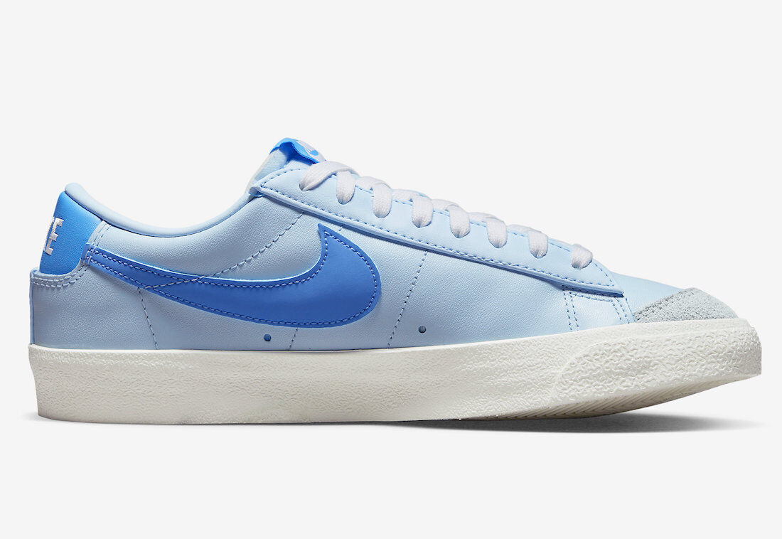Nike Blazer Low '77 Vintage FD0281-400 мужские кроссовки в цвете небесно-голубой/парус/белый JC994 (размер 8.5) Greenline Gear — фото 2