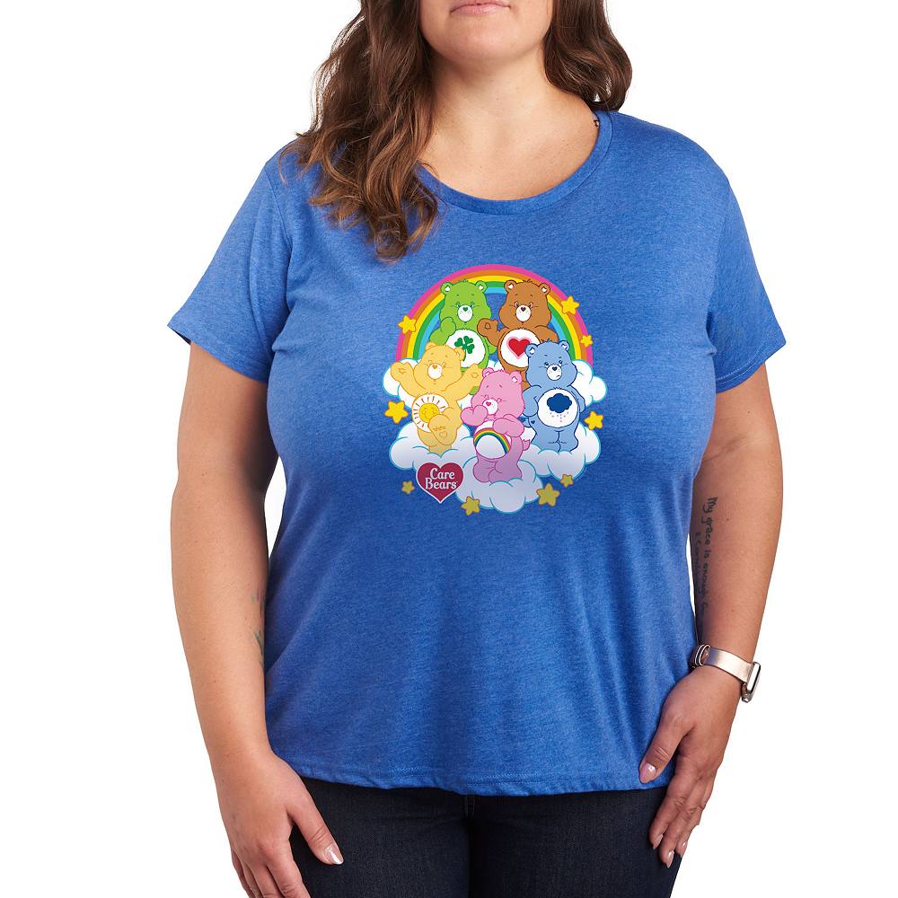 

Футболка с рисунком Plus Care Bears Group On Clouds Licensed Character, цвет Dark Blue