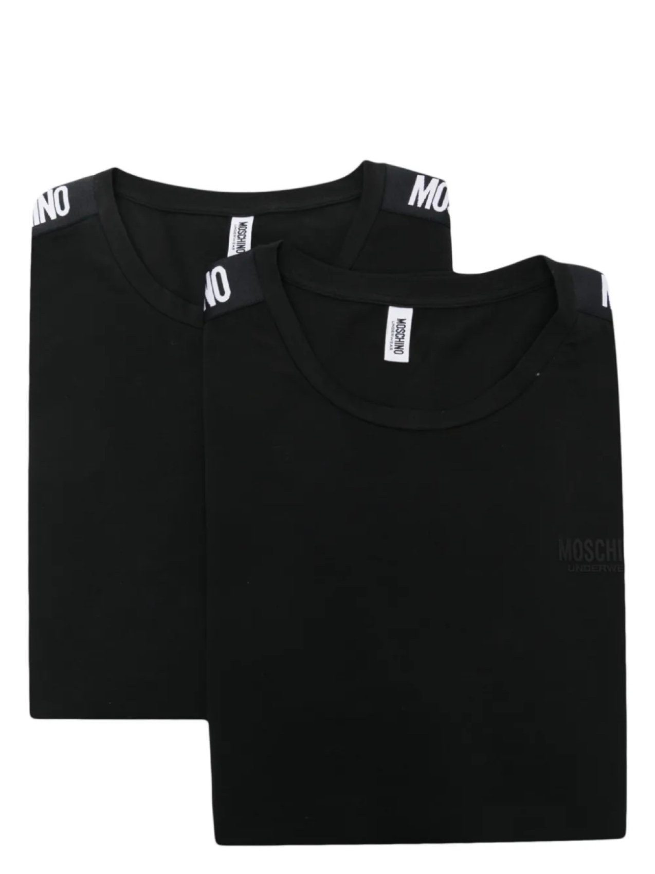 

Moschino комплект футболок с логотипом, черный
